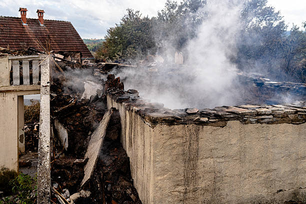 Professional Soot Cleanup technician working in Chester, VA